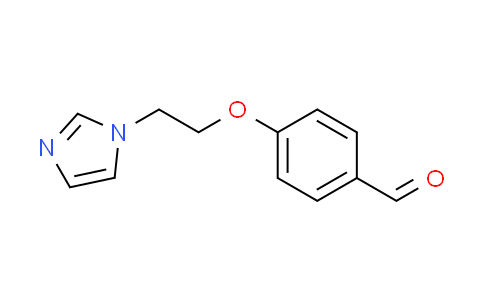 CAS No. 205371-43-3, 4-[2-(1H-imidazol-1-yl)ethoxy]benzaldehyde