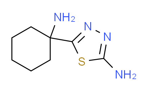 CAS No. 1243249-98-0, 5-(1-aminocyclohexyl)-1,3,4-thiadiazol-2-amine