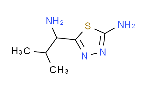 CAS No. 1243250-16-9, 5-(1-amino-2-methylpropyl)-1,3,4-thiadiazol-2-amine