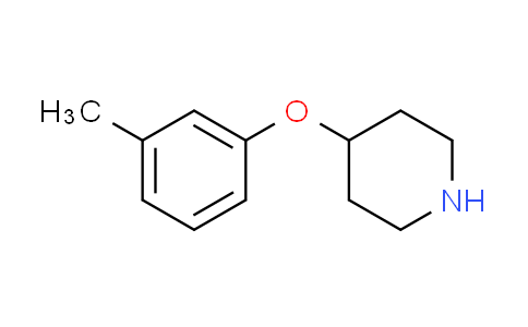 CAS No. 63843-46-9, 4-(3-methylphenoxy)piperidine