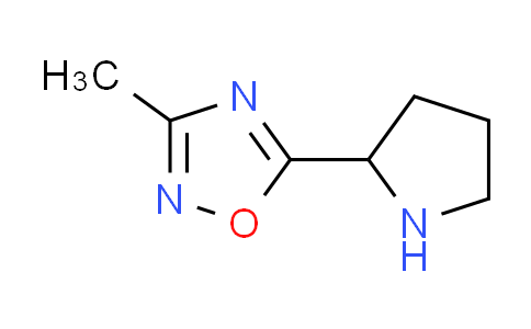 CAS No. 915921-82-3, 3-methyl-5-pyrrolidin-2-yl-1,2,4-oxadiazole