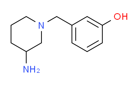 CAS No. 1044766-89-3, 3-[(3-amino-1-piperidinyl)methyl]phenol