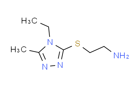 CAS No. 1114597-94-2, 2-[(4-ethyl-5-methyl-4H-1,2,4-triazol-3-yl)thio]ethanamine