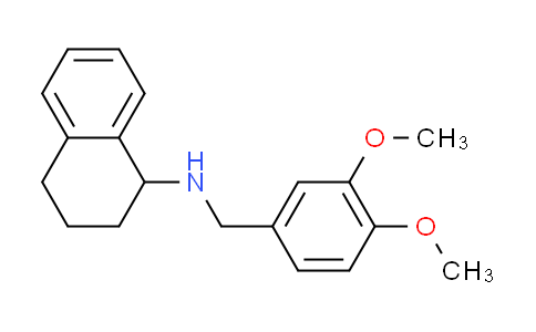 CAS No. 356093-63-5, (3,4-dimethoxybenzyl)1,2,3,4-tetrahydronaphthalen-1-ylamine