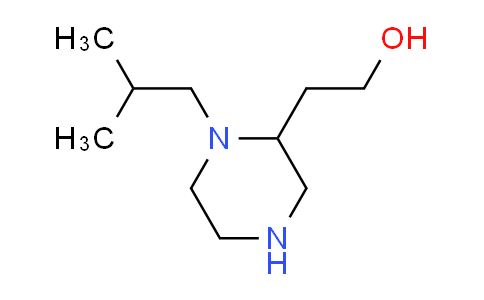 CAS No. 915925-15-4, 2-(1-isobutylpiperazin-2-yl)ethanol