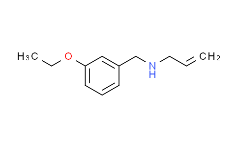 CAS No. 893570-43-9, N-(3-ethoxybenzyl)-2-propen-1-amine