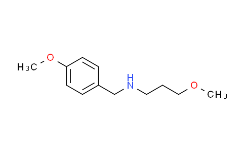 CAS No. 884497-42-1, (4-methoxybenzyl)(3-methoxypropyl)amine