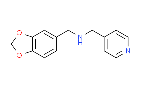 CAS No. 353779-52-9, (1,3-benzodioxol-5-ylmethyl)(pyridin-4-ylmethyl)amine