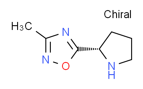 CAS No. 343246-61-7, 3-methyl-5-[(2S)-2-pyrrolidinyl]-1,2,4-oxadiazole