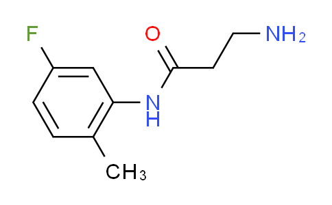 CAS No. 954253-50-0, N~1~-(5-fluoro-2-methylphenyl)-beta-alaninamide