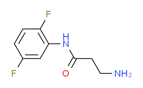 CAS No. 1016682-03-3, N~1~-(2,5-difluorophenyl)-beta-alaninamide