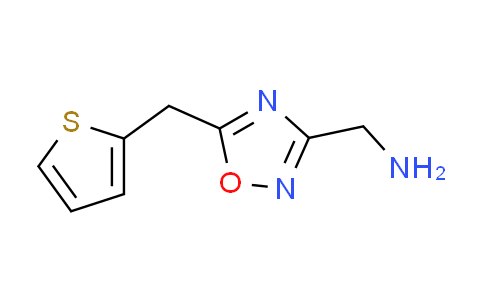 CAS No. 1208409-04-4, 1-[5-(2-thienylmethyl)-1,2,4-oxadiazol-3-yl]methanamine