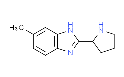 CAS No. 885278-00-2, 6-methyl-2-pyrrolidin-2-yl-1H-benzimidazole