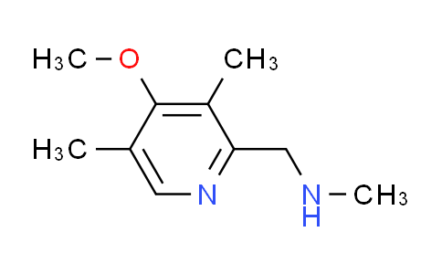 CAS No. 945983-90-4, 1-(4-methoxy-3,5-dimethyl-2-pyridinyl)-N-methylmethanamine
