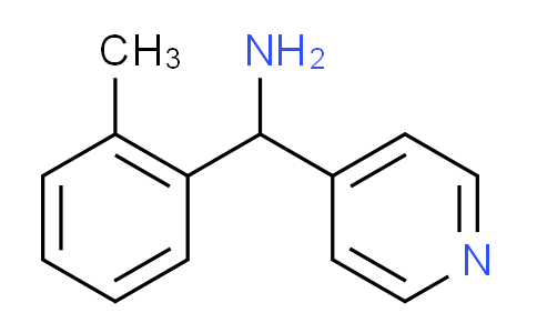 CAS No. 883546-76-7, 1-(2-methylphenyl)-1-pyridin-4-ylmethanamine