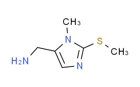 CAS No. 1177350-25-2, 1-[1-methyl-2-(methylthio)-1H-imidazol-5-yl]methanamine