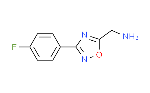 CAS No. 937665-70-8, 1-[3-(4-fluorophenyl)-1,2,4-oxadiazol-5-yl]methanamine