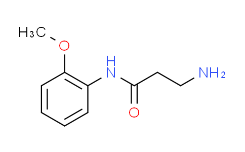 CAS No. 938515-94-7, N~1~-(2-methoxyphenyl)-beta-alaninamide