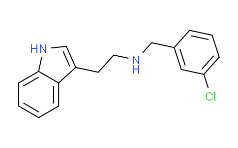 CAS No. 155503-31-4, (3-chlorobenzyl)[2-(1H-indol-3-yl)ethyl]amine