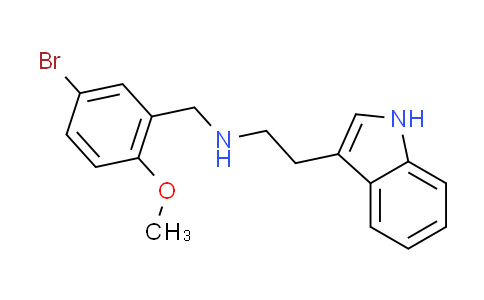 CAS No. 331970-54-8, (5-bromo-2-methoxybenzyl)[2-(1H-indol-3-yl)ethyl]amine