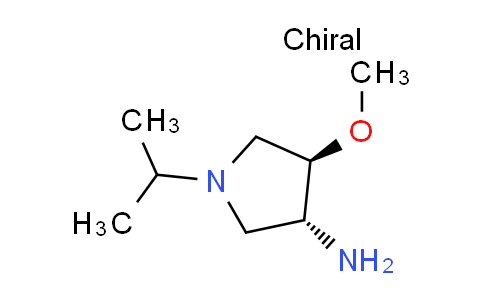 CAS No. 1212390-64-1, trans-1-isopropyl-4-methoxy-3-pyrrolidinamine