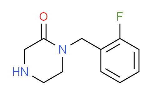 CAS No. 893747-85-8, 1-(2-fluorobenzyl)piperazin-2-one