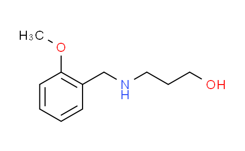 CAS No. 109926-16-1, 3-[(2-methoxybenzyl)amino]propan-1-ol