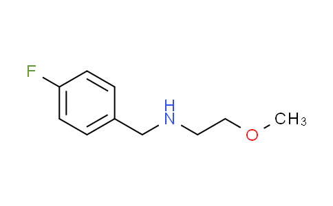 CAS No. 827328-38-1, (4-fluorobenzyl)(2-methoxyethyl)amine