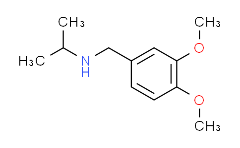 CAS No. 101825-11-0, (3,4-dimethoxybenzyl)isopropylamine