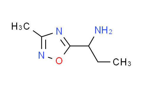 CAS No. 1018475-23-4, 1-(3-methyl-1,2,4-oxadiazol-5-yl)-1-propanamine