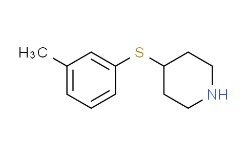 CAS No. 882973-59-3, 4-[(3-methylphenyl)thio]piperidine