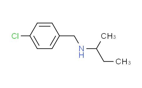 CAS No. 46234-40-6, N-(4-chlorobenzyl)butan-2-amine