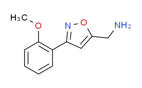 CAS No. 543713-31-1, 1-[3-(2-methoxyphenyl)-5-isoxazolyl]methanamine