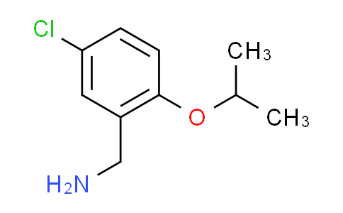 CAS No. 1094273-44-5, (5-chloro-2-isopropoxybenzyl)amine