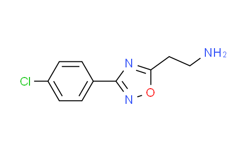 CAS No. 885953-67-3, 2-[3-(4-chlorophenyl)-1,2,4-oxadiazol-5-yl]ethanamine