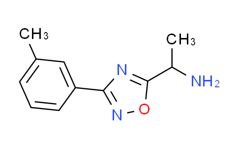CAS No. 883547-44-2, 1-[3-(3-methylphenyl)-1,2,4-oxadiazol-5-yl]ethanamine