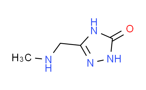 CAS No. 660412-53-3, 5-[(methylamino)methyl]-2,4-dihydro-3H-1,2,4-triazol-3-one
