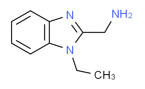 CAS No. 883538-95-2, 1-(1-ethyl-1H-benzimidazol-2-yl)methanamine
