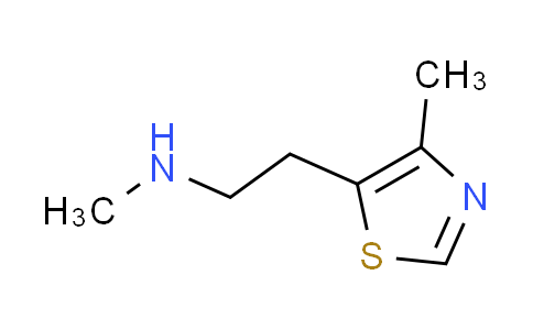 CAS No. 55496-62-3, N-methyl-2-(4-methyl-1,3-thiazol-5-yl)ethanamine