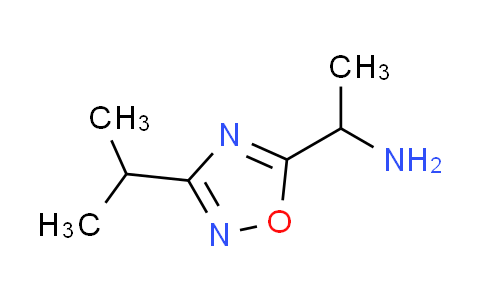 CAS No. 936940-50-0, 1-(3-isopropyl-1,2,4-oxadiazol-5-yl)ethanamine