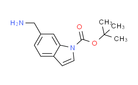 CAS No. 887584-21-6, tert-butyl 6-(aminomethyl)-1H-indole-1-carboxylate