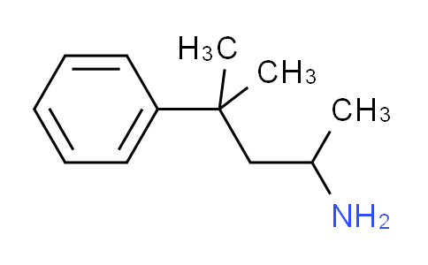 CAS No. 24854-91-9, (1,3-dimethyl-3-phenylbutyl)amine