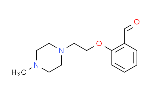 CAS No. 82625-37-4, 2-[2-(4-methyl-1-piperazinyl)ethoxy]benzaldehyde