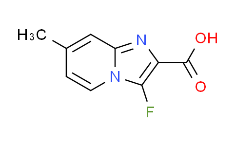 CAS No. 696632-07-2, 3-fluoro-7-methylimidazo[1,2-a]pyridine-2-carboxylic acid