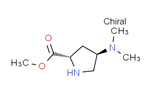 CAS No. 1163706-98-6, methyl (4R)-4-(dimethylamino)-L-prolinate