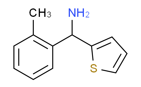 CAS No. 933684-18-5, 1-(2-methylphenyl)-1-(2-thienyl)methanamine