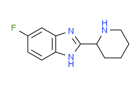 CAS No. 885275-05-8, 5-fluoro-2-piperidin-2-yl-1H-benzimidazole