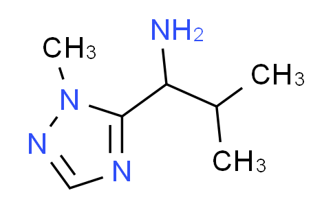 CAS No. 1015846-29-3, 2-methyl-1-(1-methyl-1H-1,2,4-triazol-5-yl)-1-propanamine