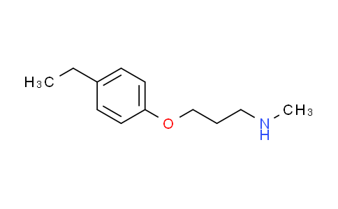 CAS No. 915920-72-8, 3-(4-ethylphenoxy)-N-methyl-1-propanamine
