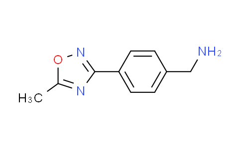 CAS No. 932742-86-4, 1-[4-(5-methyl-1,2,4-oxadiazol-3-yl)phenyl]methanamine